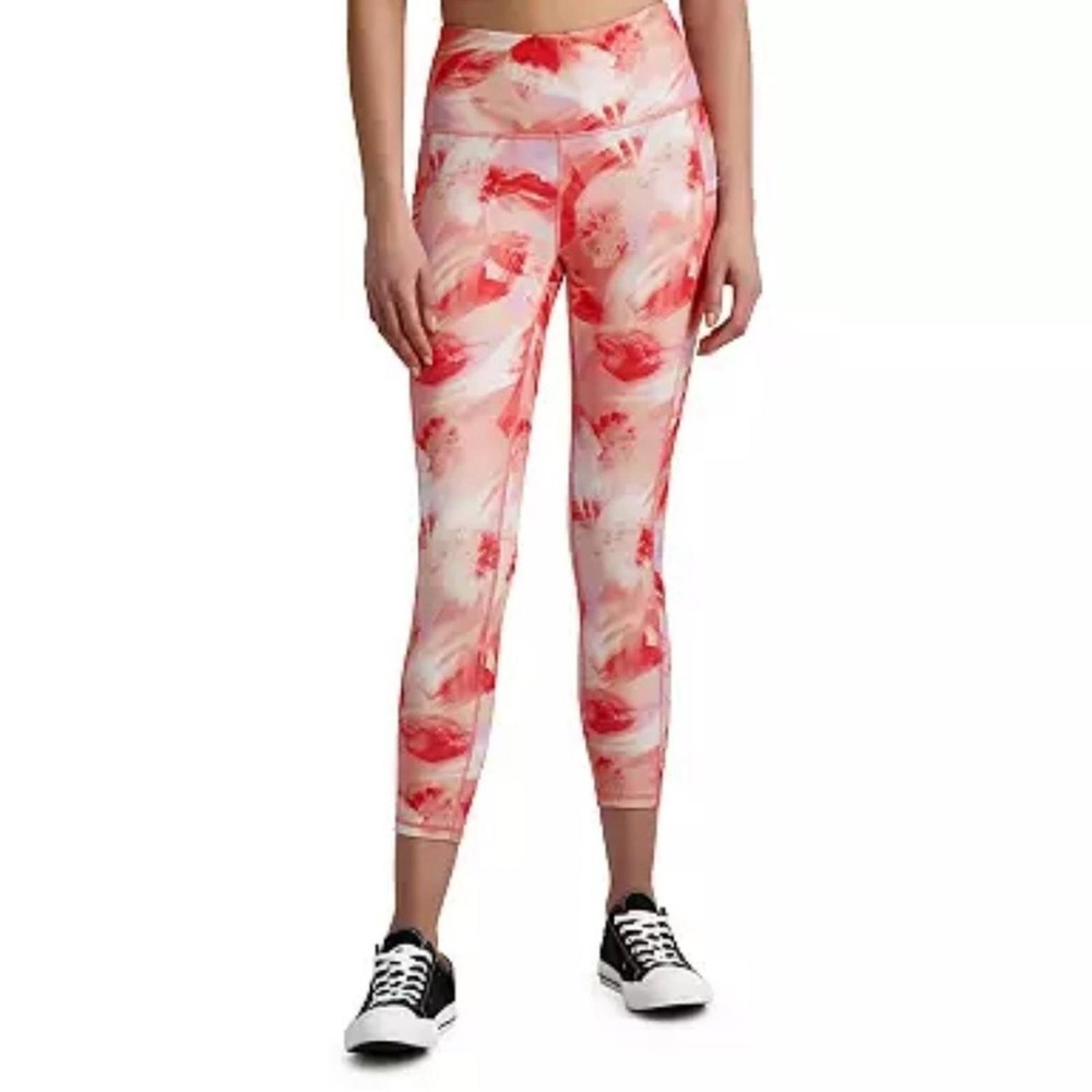 Stylish Floral Print Leggings size L